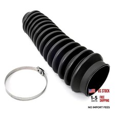  Shock Boot - Black Protective Cover with Stainless Steel Clamp, Universal