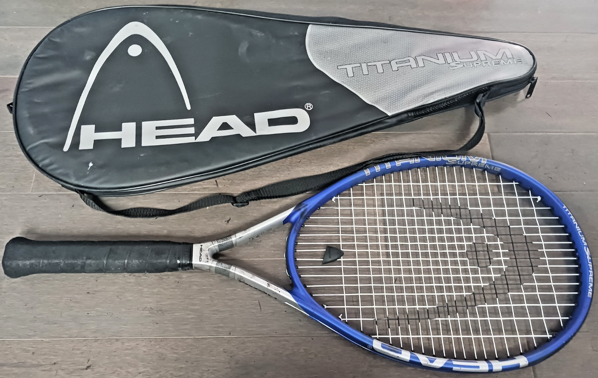 HEAD TI.S1 SUPREME TITANIUM OVERSIZE TENNIS RACQUET 4 1/2