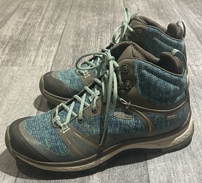 Keen Women s Waterproof Terradora Mid Hiking Boots w/ Bungee Cord Women s 7 EUC!