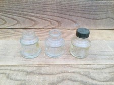 Vintage Glass Ink Bottles Selection - Stephens Ink Bottles