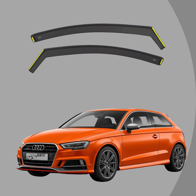 Wind Deflectors fit Audi A3/S3 MK3 2012-20 3-Door Hatchback 2pcs Set Rain visors