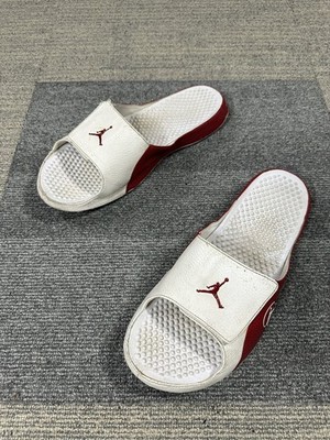Jordan Alpha Float Slip On Fashion Active Leisure Slides White Red Men s 13