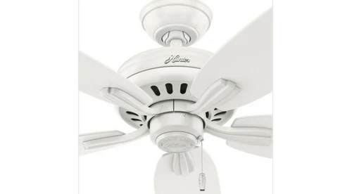 Hunter Fans - Newsome 52 Inch Ceiling Fan with Pull Chain-Brushed Nickel Finish - Picture 2 of 4