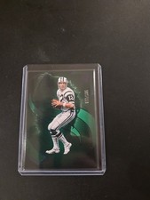 2025 Panini Silhouette Joe Namath /125 Green Color Match New York Jets HOF