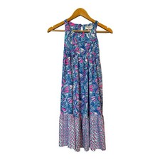 Lilly Pulitzer For Target 20th Anniversary MY FANS Maxi Dress Girls Size XS