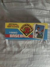 Bowman 1990 Baseball Official Complete Set - 528 Cards - Sealed