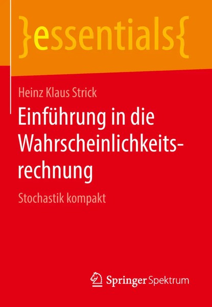 EinfüHrung In Die Wahrscheinlichkeitsrechnung | Heinz Klaus Strick | Taschenbuch-image