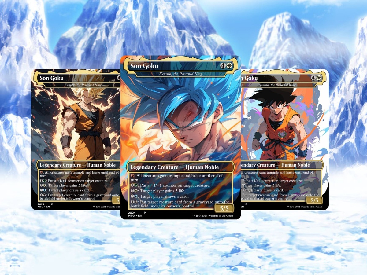 MTG Commander – Dragon Ball-Inspired – 100 Cards + Bonus-Without