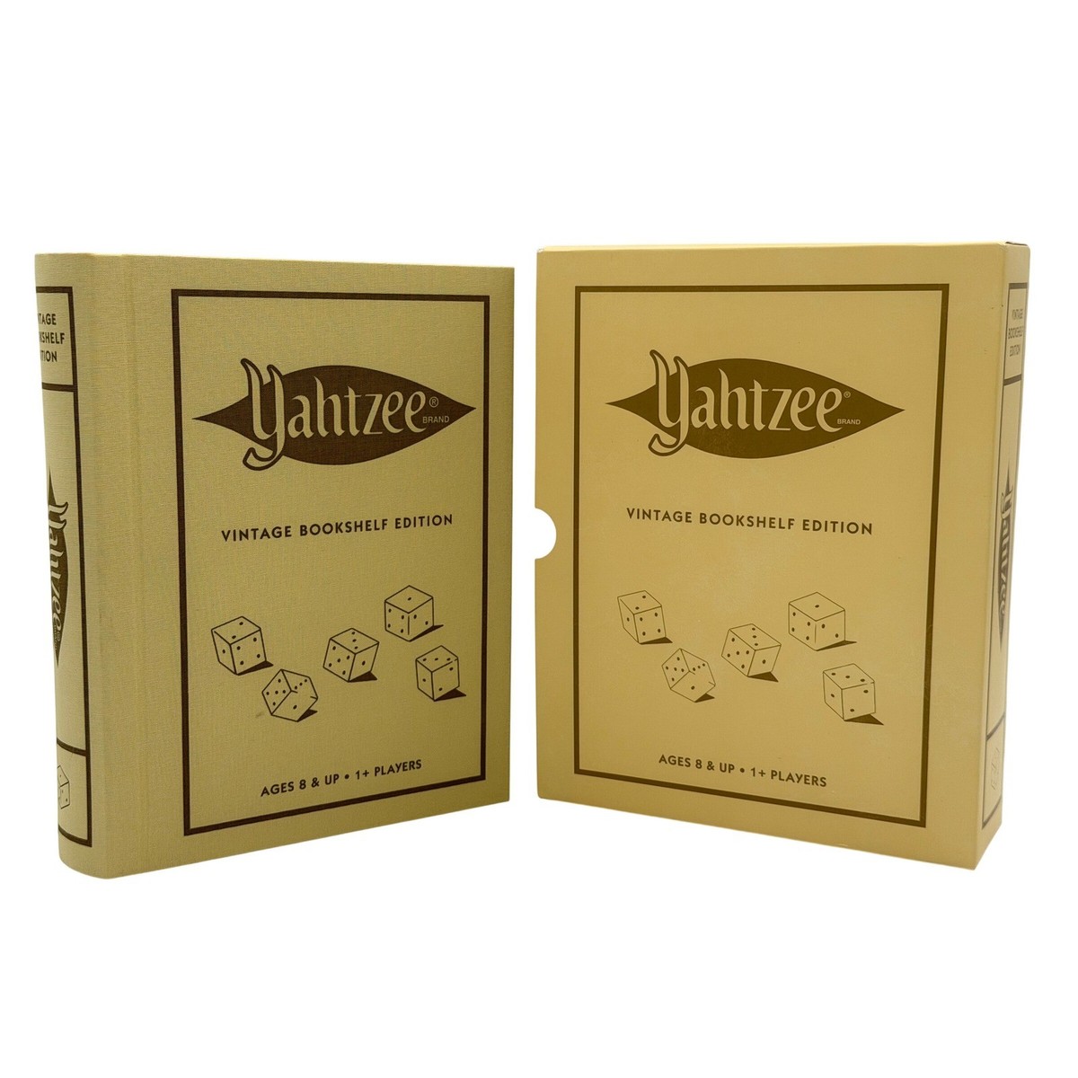 Hasbro Yahtzee Vintage Bookshelf Edition Family Board Game Night