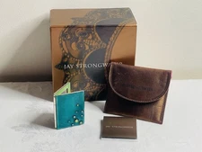 JAY STRONGWATER MINI DOUBLE PHOTO PICTURE FRAME TURQUOISE ENAMEL SWAROVSKI