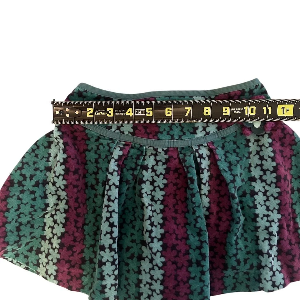 Y2K Gymboree Niñas Talla 6 Multicolor Floral Skort con Pantalones Cortos Incorporados Foto 3 de 4