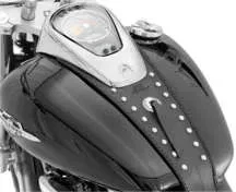 Mustang Studded Tank Protector Bib w Concho Suzuki Intruder Volusia 800 01-04