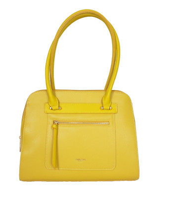CHANTAL Firenze Elagante Damen Tasche  Neu Schultertasche Handtasche Gelb
