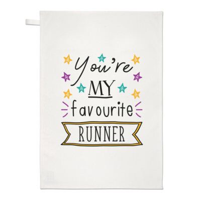 You're My Favourite Runner Stars Geschirrtuch Geschirrtuch lustig Lauf Marathon