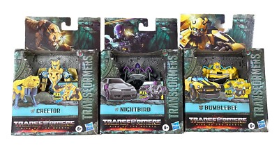 Hasbro Transformers Rise Of The Beasts Bumblebee Nightbird Cheetor Action Figure