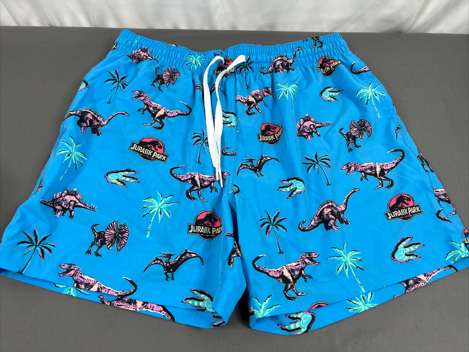 NWOT Chubbies The Ferocious Bites Jurassic Park 5.5" Classic Swim Trunks Medium