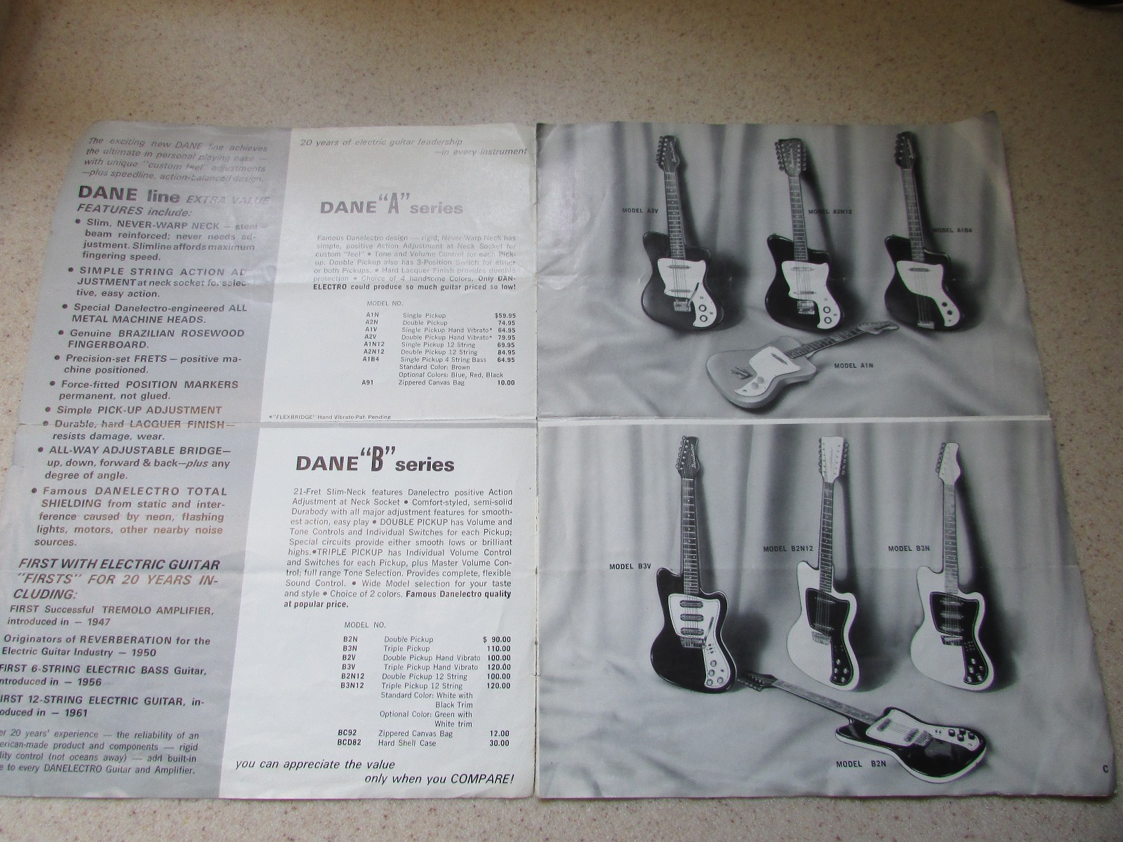 Original 1967 1967 1967 Danelectro Catalog Vinnie Bell Cover b86cdf Original 1967 1967 1967 Danelectro Catalog Vinnie Bell Cover b86cdf