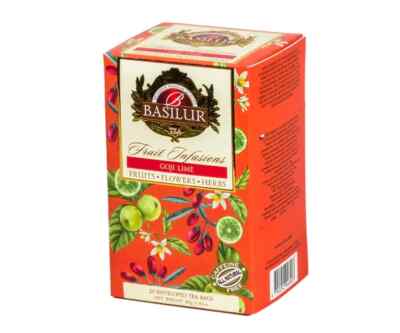 BASILUR Goji Lime Tea in Envelopes - 20 pcs