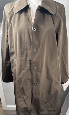 Centigrade Reversable QVC Raincoat Medium Brown / Pink