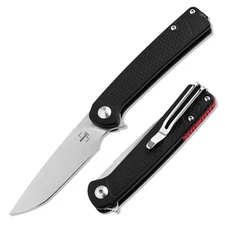 BOKER PLUS® Fire Ant Black Pocket Knife 2.91" Blade 4116 Tweezers EDC - 01BP0026