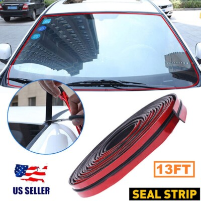 #ad #ad Windshield Rubber Weather Seal Strip Car Front Rear Window Guard Moulding Trim $10.90