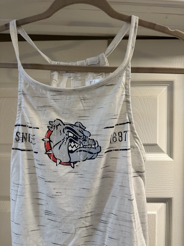 Gonzaga Bulldogs NCAA Women’s Vintage Look Sliding Open Back Tank Top Shirt (S) - Picture 3 of 5