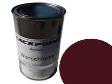 0,5 Litre Ready to Use Base Coat Ral 3005 Wine Red Car Paint Lackpoint