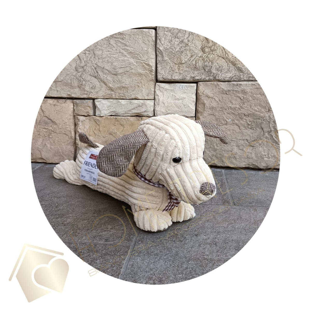 Fermaporta A Forma Di Cane Terrier - Pesante 1.5kg In Stoffa, Decorativo E Funzionale Per Casa - Foto 3