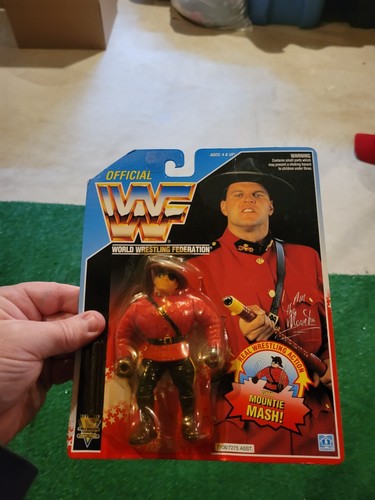 the mountie wwe wwf hasbro sealed...