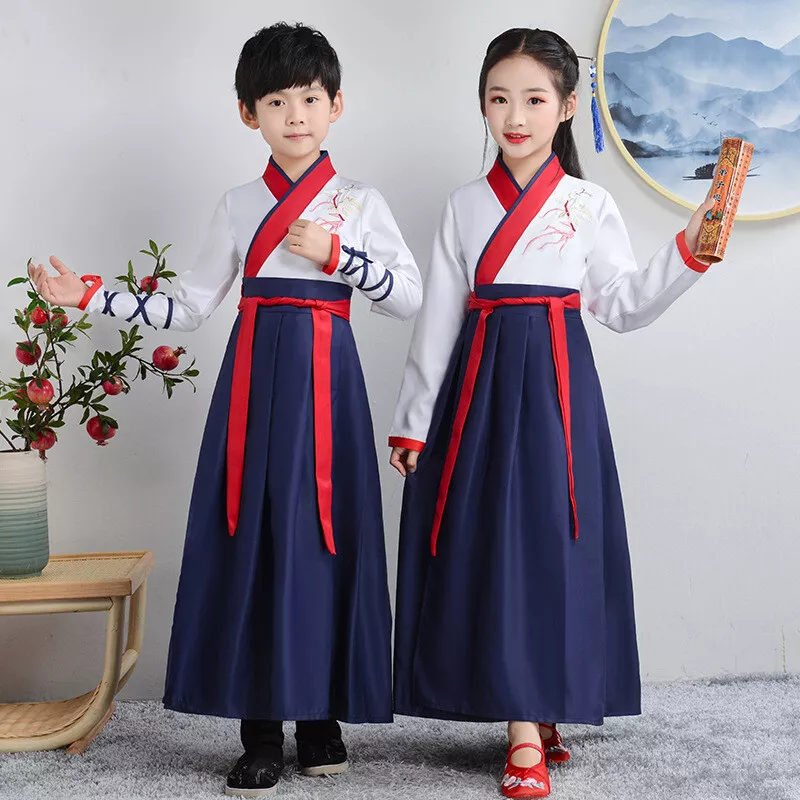 Huicai Boy's Hanfu Chinese Style Traditional Costume Tang Suit 