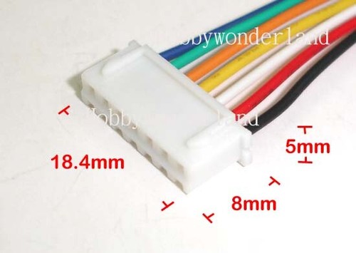 JST-XH 2.5mm pitch 7-Pin female connector housing 30cm wire cable assembly x 50 - Picture 2 of 4