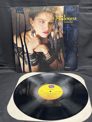 MADONNA - Borderline / Lucky Star 12” Vinyl Single 1984 RARE 45rpm