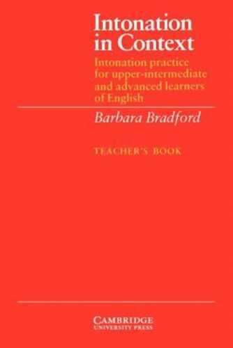 Intonation en contexte, livre de poche par Bradford, Barbara Taylor, comme neuf d'occasion, ... - Photo 1/3