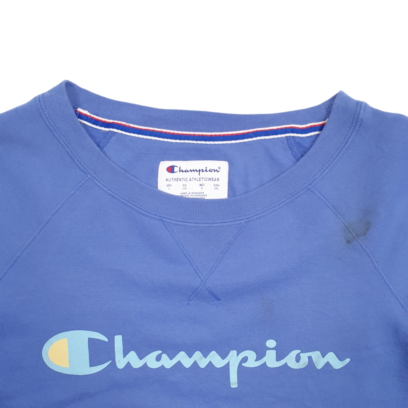 CHAMPION Crewneck Spellout Jumper Sweatshirt Mens L image 2
