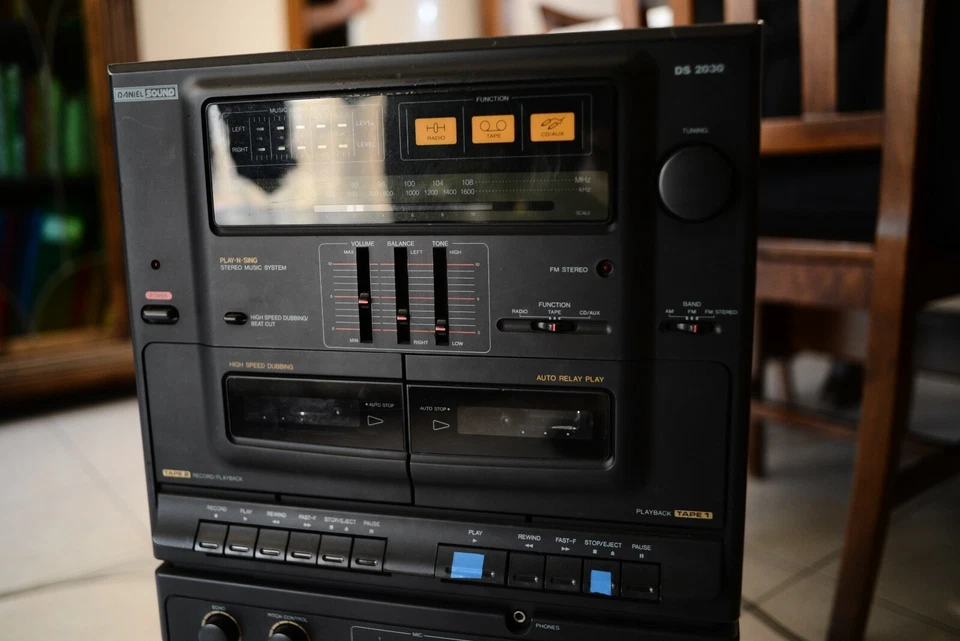 Amplificatore + doppia cassetta + cassa audio - Immagine 4 di 4