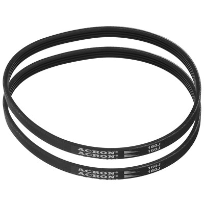 2 Stk 160J4 Poly-V-Riemen 4 Rippen PJ Keilrippenriemen 16'' L x 0,37'' B x 0,14'' T