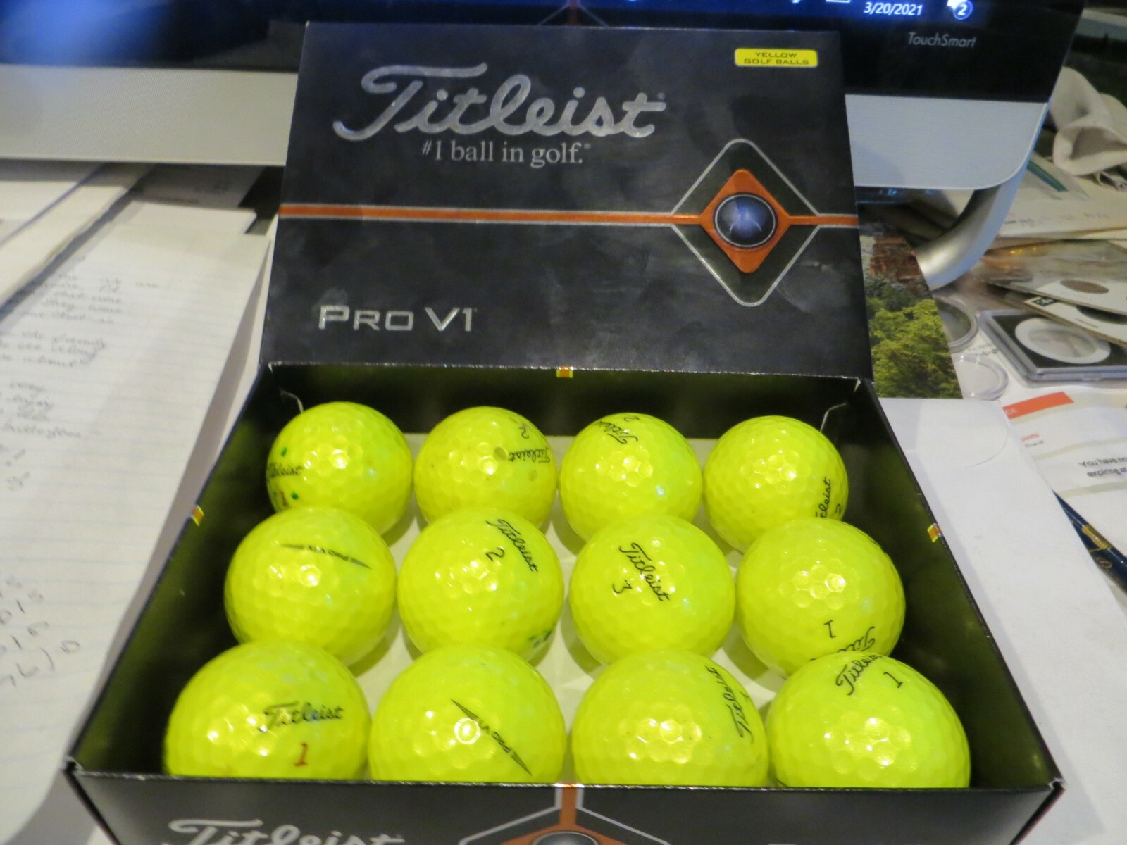 1 Dozen (12) TITLEIST PRO V1 Golf Balls! eBay