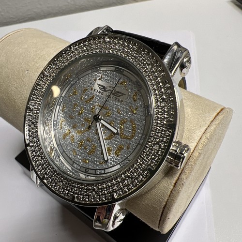 Men’s Leopard Print Watch by King Master - Picture 2 of 7