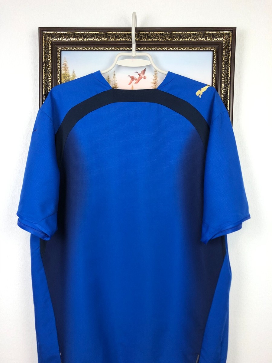サッカーイタリア代表　新品チームウェア上　プーマ サイズS 値下げ Italy Home football shirt 2005 Soccer Puma Maglia Mens
