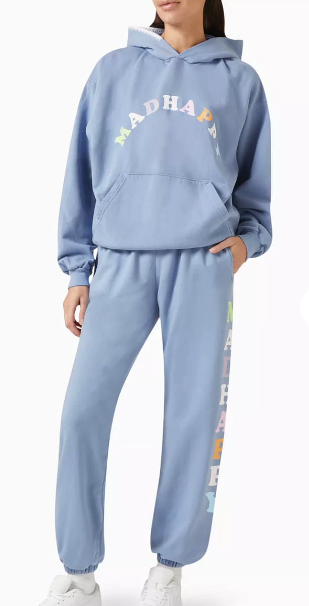 Madhappy Set of Pastels French Terry Sweatpants hoodie Blue