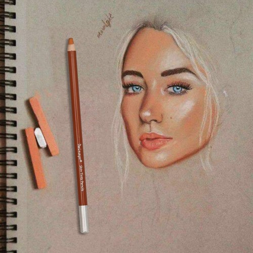 Skin Tone Pastel Pencils, Soft 5mm Core, Premier Colored Pencils For Artist D... - Picture 4 of 7