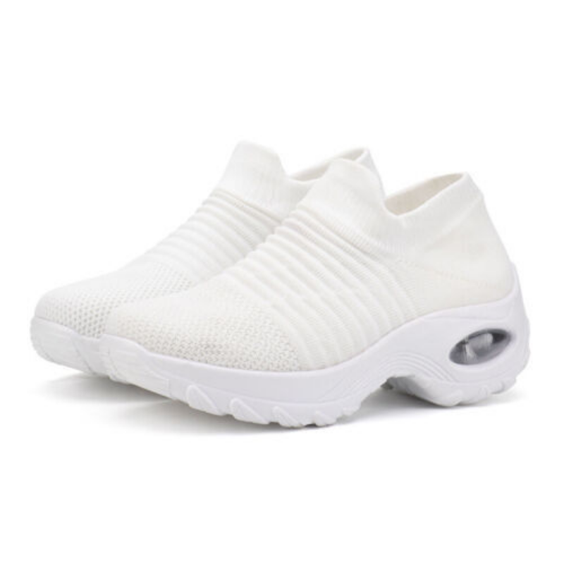 Women Sport Sneakers Air Cushion Slip on Walking Jogging Running Sock