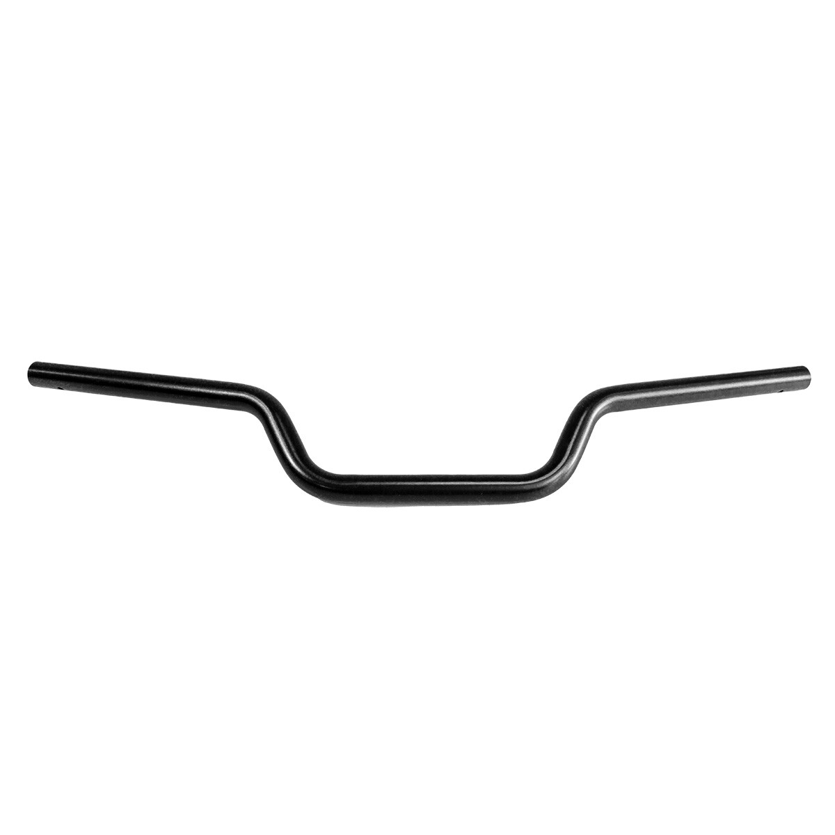 Guidon moto noir BIKETEC en acier pour remplacer un guidon tordu ou usé