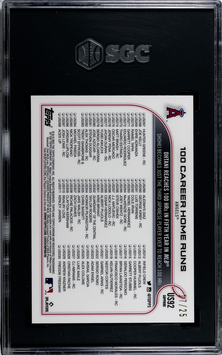 2022 Topps Chrome Update Series Sapphire Edition - Checklist