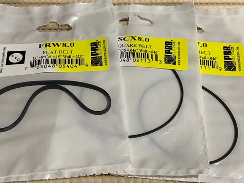 Belt set for TEAC A-103, 105, 106, 107, 108, 109, 124 Cassette Deck