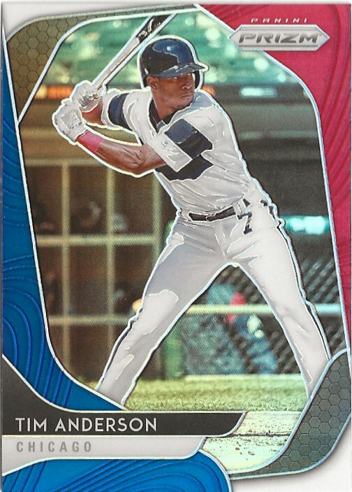 2020 Panini Prizm Tim Anderson #161 Red White Blue Prizm SP