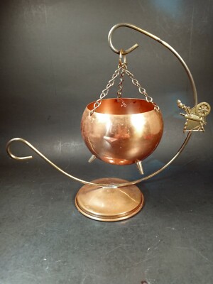 Coppercraft Guild Hanging Planter On Hook Stand