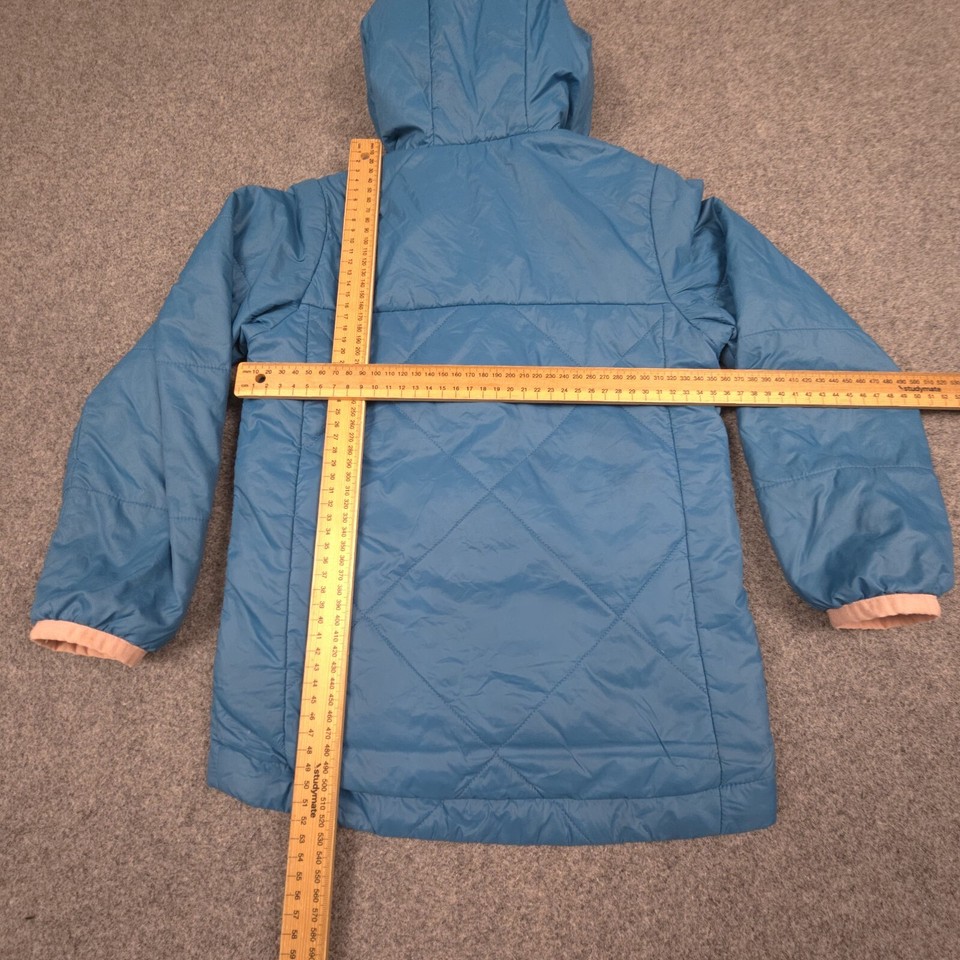 Kathmandu Jacket Kids 6 Years Blue Insulite Puffer Long Sleeve Winter