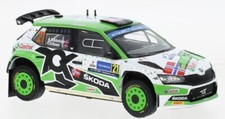 Vehicles Model Car Scale 1:43 Ixo SKODA FABIA RALLY2 EVO ESTLAND 2022