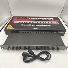 New DBX 234XS 2-/3-Way Crossover Stereo Electronic 4-Way Crossover Mono Audio
